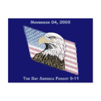 Day America Forgot 9-11 (Obama) postcards