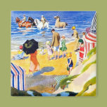 Day At the Beach Refrigerator Magnet