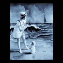 Day at the Beach - Vintage posters