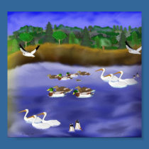 Day at the Lake posters