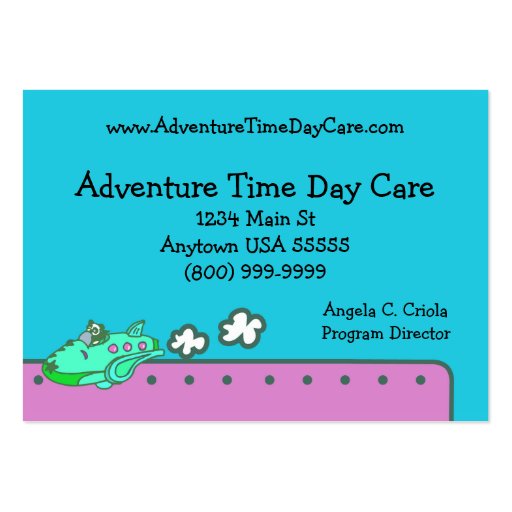 Day Care Business Card (front side)