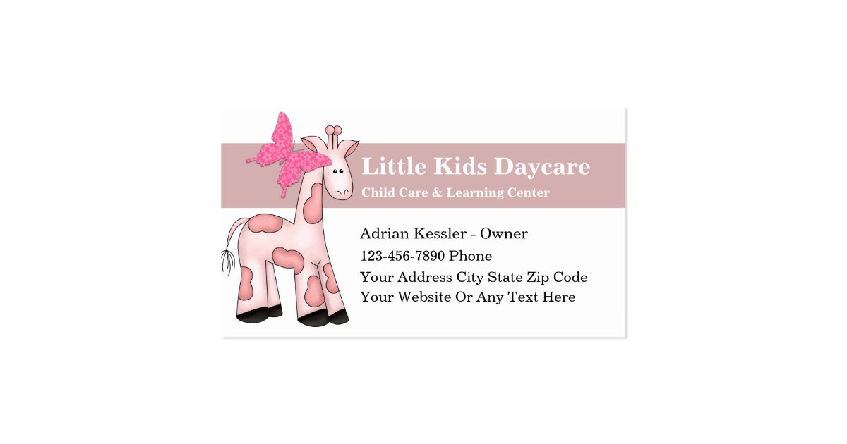 Day Care Business Cards | Zazzle