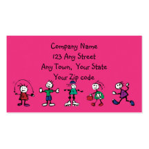 day care,child care, teacher or  babysitting business card templates