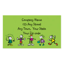 day care,child care, teacher or  babysitting business cards