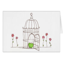 Day Forty three - Don't Cage Me In Greeting Cards