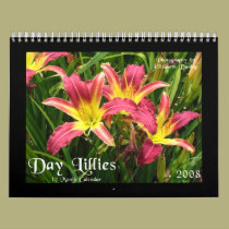 Day Lily Calendar 2008