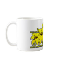 Day Lily Strip mugs by klclewis Day Lily Strip mugs
