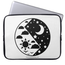 Day & Night Yin Yang Computer Sleeve