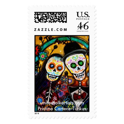 Day of Dead-Wedding Stamps