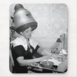 Day of Glamour Vintage Beauty Parlor New York City Mouse Pad