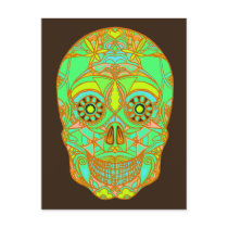 Day of the Dead 1 Postcard by ottoblotto Day of the Dead 1 Postcard