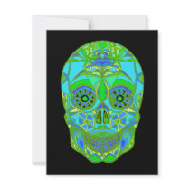 Day of the Dead 3 Personalized Invitations