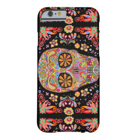 Day of the Dead Art Barely There iPhone 6 Case