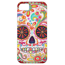 Day of the Dead Art iPhone 5 Barely There Case iPhone 5 Covers