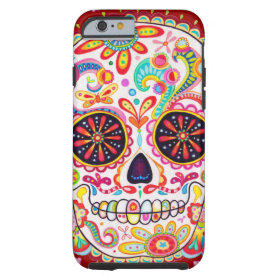 Day of the Dead Art Tough iPhone 6 Case