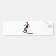 Day of the Dead Bike Chic Bumper Stickers