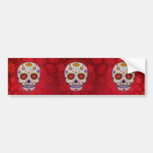 Day of the Dead Bumper Sticker.