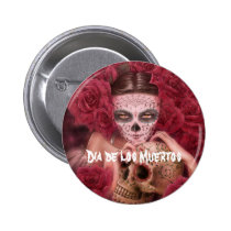 Day of the Dead Button buttons