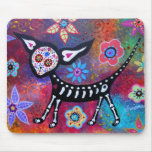 Day of the dead Calavera Chihuahua Mouse Pads