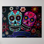 DAY OF THE DEAD COUPLE POSTERS