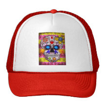 Day of the Dead - Death Mask Mesh Hat
