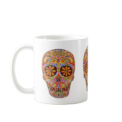 Day of the Dead / Dia de los Muertos Coffee Mug by thaneeyamcardle