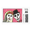 Day of the Dead, Eternal Marriage - Postage Stamp