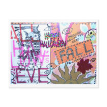 Day of the Dead Halloween Collage postcards by ebroskie1234 Day of the Dead Halloween Collage postcards