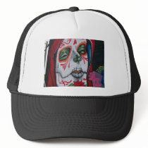 Day of the Dead Head hats by blackmagickbarbie Day of the Dead Head hats
