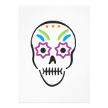 Day of the Dead Invitation - Sugar Skull 4 invitations