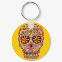 Day of the Dead keychains by thaneeyamcardle Day of the Dead keychains
