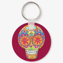 Day of the Dead keychain by thaneeyamcardle Day of the Dead keychain