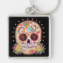 Day of the Dead Keychain