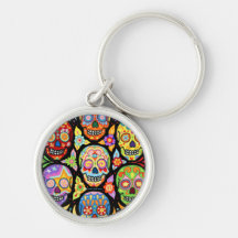 Day of the Dead Keychain