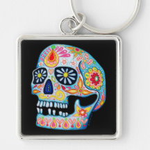 Day of the Dead Keychain