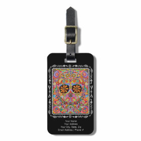 Day of the Dead Luggage Tag - Customize it!