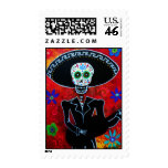 Day of the Dead Mariachi Stamp