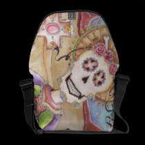 Day of the Dead Messenger Bag rickshaw messenger bags