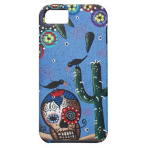 Day Of The Dead Mexican Art By Lori Everett iPhone 5 Cases