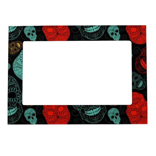 day-of-the-dead-magnetic-frames-day-of-the-dead-picture-frame-magnets