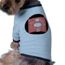 Day of the Dead motif 7 Dog Shirt