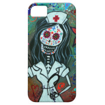 Day of the dead nurse painting casemate cases