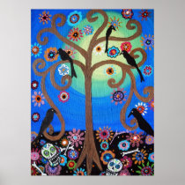 DAY OF THE DEAD PAINTING POSTERS