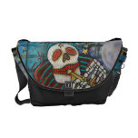 Day Of The Dead Rickshaw Messenger Bag messenger bags