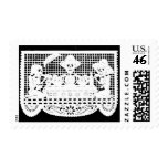 Day of the Dead - Skeleton Banquet postage