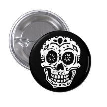 Day Of The Dead Skull 2 Pin