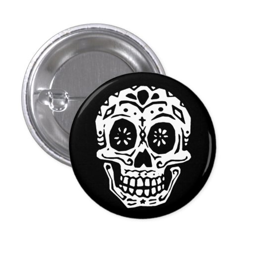 Day Of The Dead Skull 2 Pin