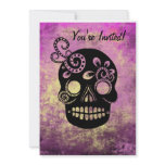 Day of the Dead Skull Custom Invite