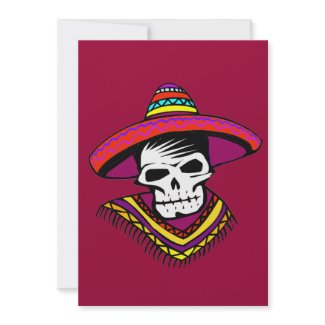 Day of the Dead Skull invitation