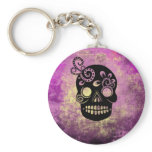 Day of the Dead Skull Key Chain